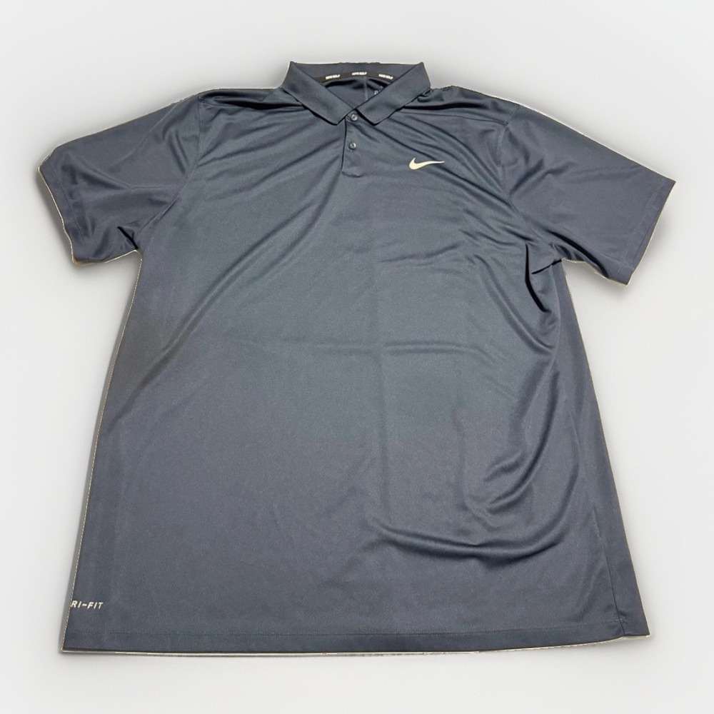 Nike‎ Golf Dri-Fit Polo Mens XXL Navy Classic Performance Golfwear